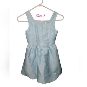 Elegant Light Blue Sleeveless Dress (Besutiful)